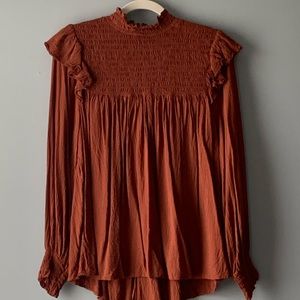 Smocked blouse